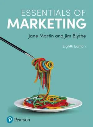 Coperta cărții "Essentials of Marketing" de Jane Martin, Jim Blythe