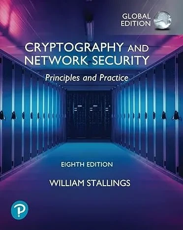 Coperta cărții "Cryptography and Network Security: Principles and Practice" de William Stallings