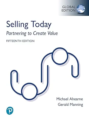 Coperta cărții "Selling Today: Partnering to Create Value, Global Edition" de Gerald Manning, Barry Reece, Michael Ahearne