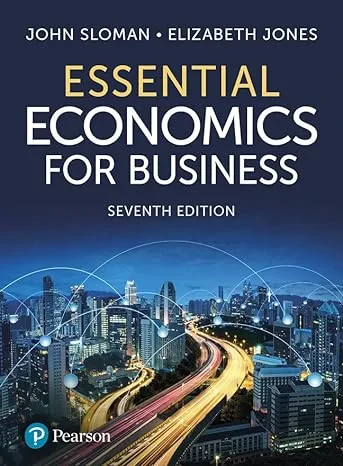 Coperta cărții "Essential Economics for Business" de John Sloman, Elizabeth Jones