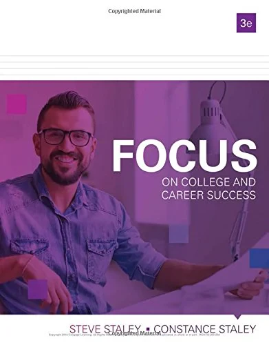 Coperta cărții "FOCUS on College and Career Success" de Steve Staley, Constance Staley