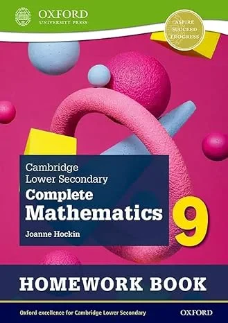 Coperta cărții "NEW Cambridge Lower Secondary Complete Mathematics 9: Homework Book - Pack of 15 (Second Edition)" de Joanne Hockin