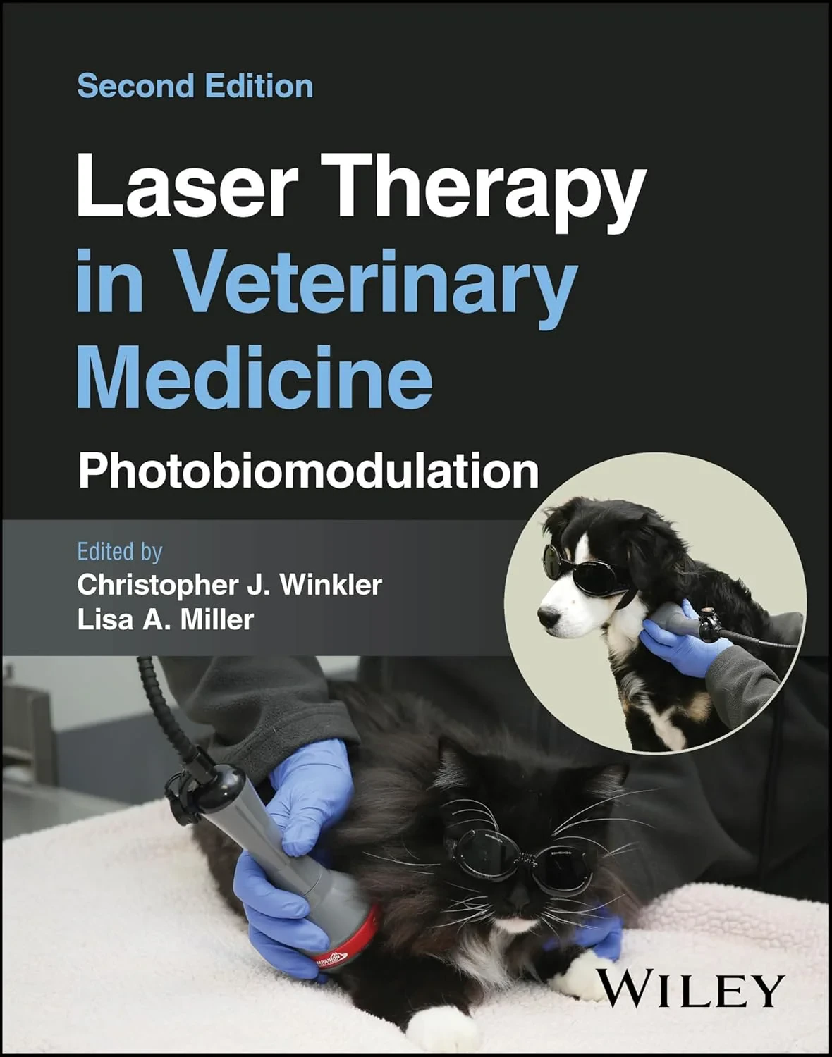 Coperta cărții "Laser Therapy in Veterinary Medicine: Photobiomodulation, 2nd Edition" de Winkler