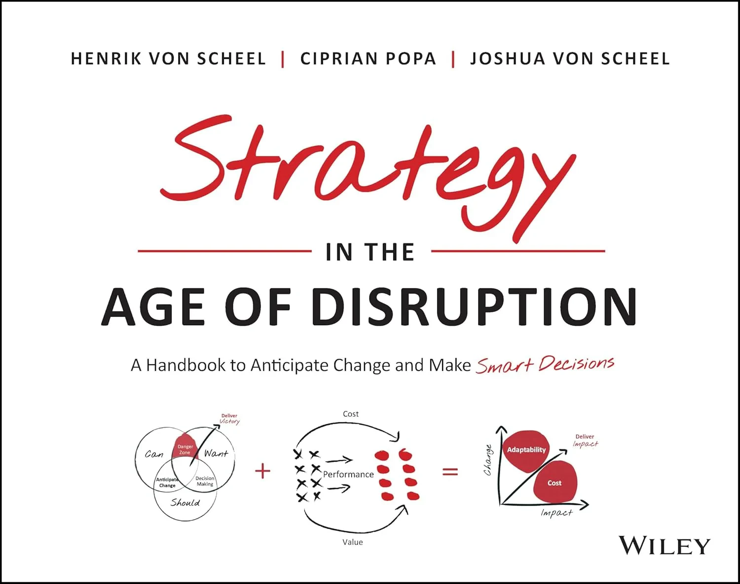 Coperta cărții "Strategy in the Age of Disruption: A Handbook to Anticipate Change and Make Smart Decisions " de H Von Scheel