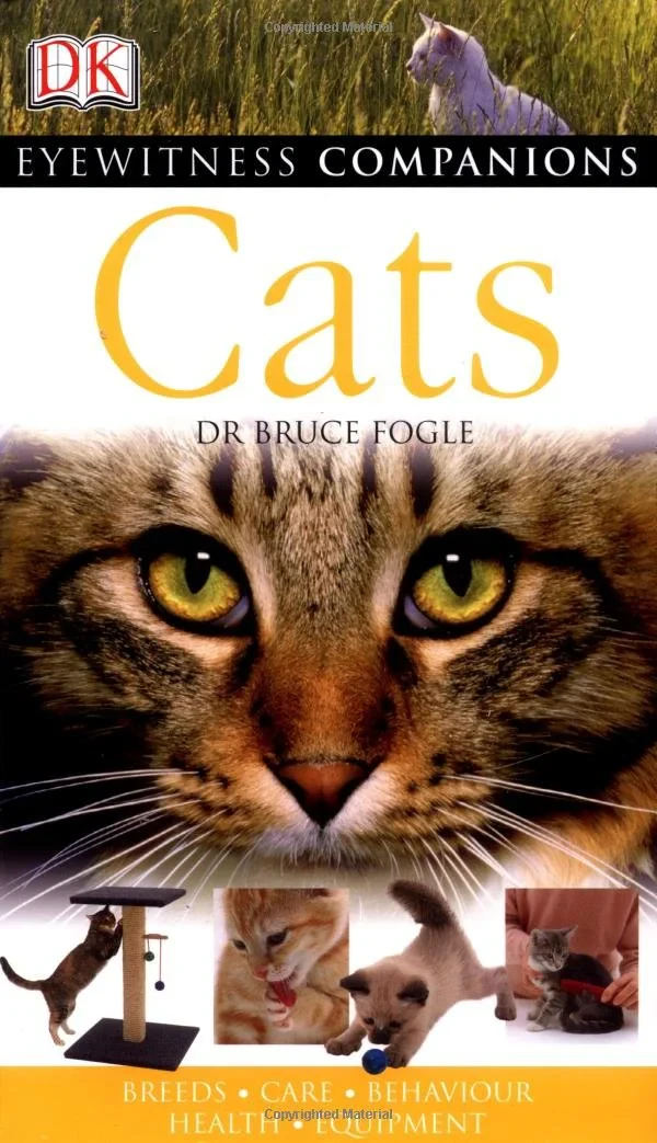 Coperta cărții "Eyewitness Companions: Cats" de Bruce Fogle