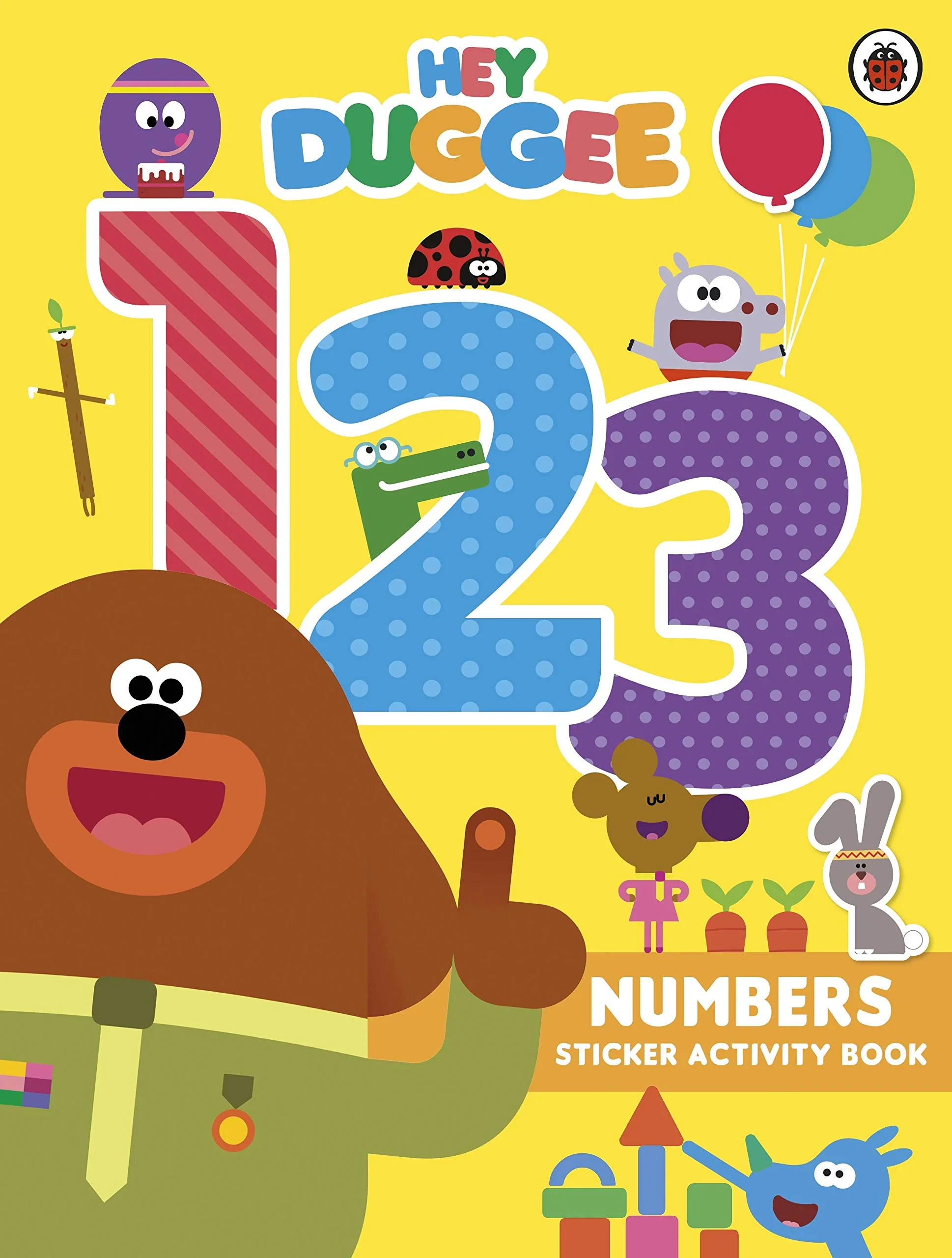 Coperta cărții "Hey Duggee: 123: Numbers Sticker Activity Book" de Hey Duggee