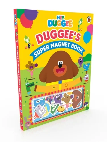 Coperta cărții "Hey Duggee: Duggee's Super Magnet Book" de Hey Duggee