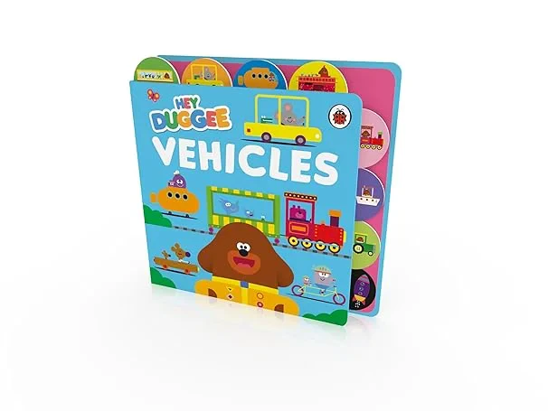 Coperta cărții "Hey Duggee: Vehicles: Tabbed" de Hey Duggee