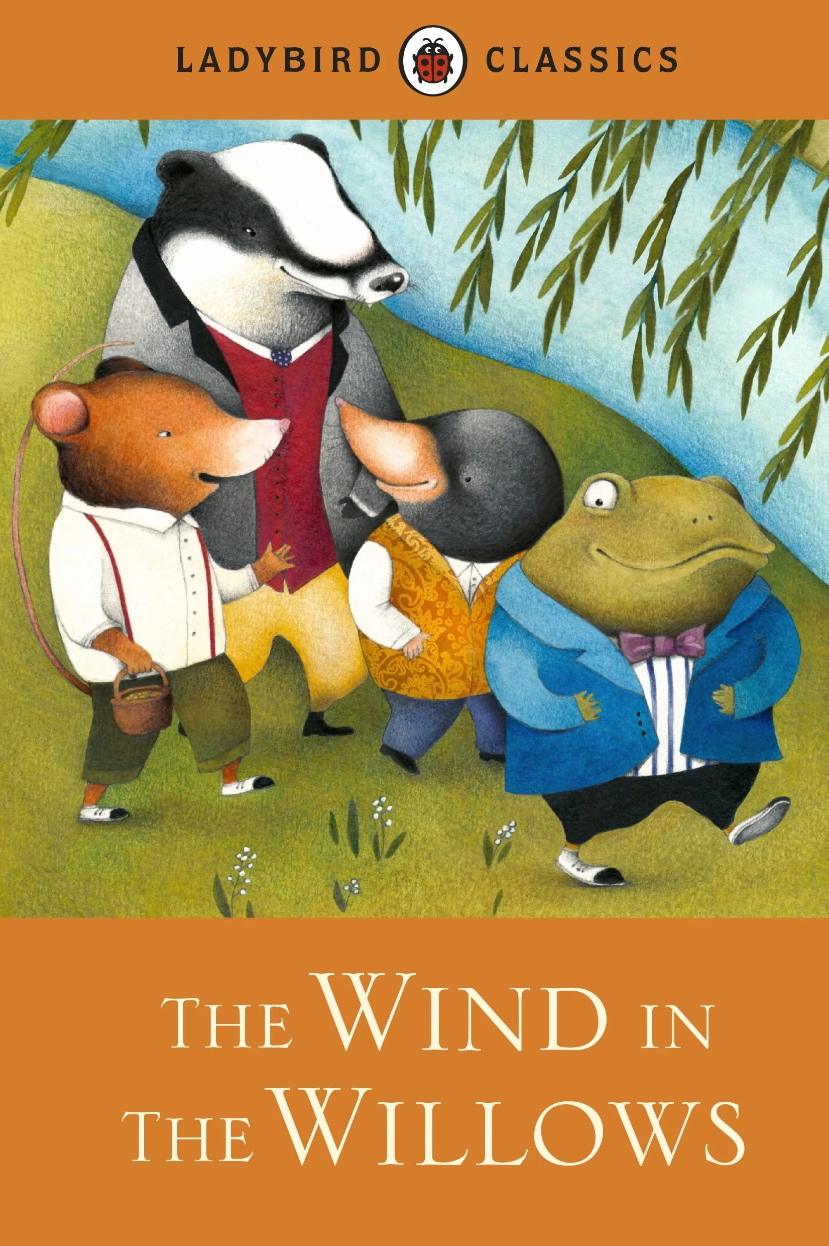 Coperta cărții "Wind in the Willows" de Kenneth Grahame