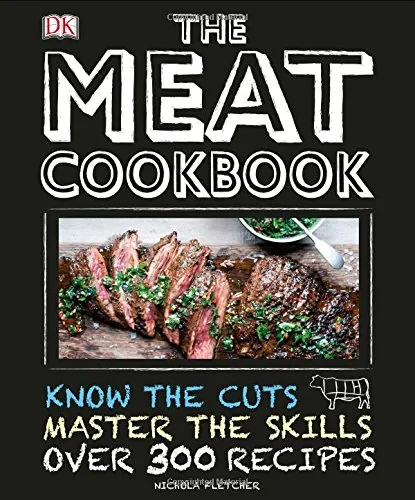 Coperta cărții "The Meat Cookbook" de Nichola Fletcher