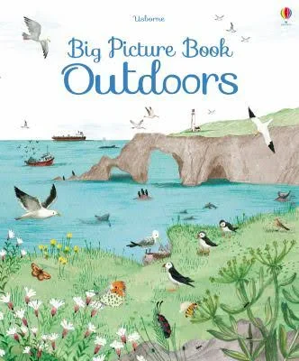 Coperta cărții "Big Picture Book Outdoors" de Minna Lacey, Rachel Stubbs, Jonny Russell