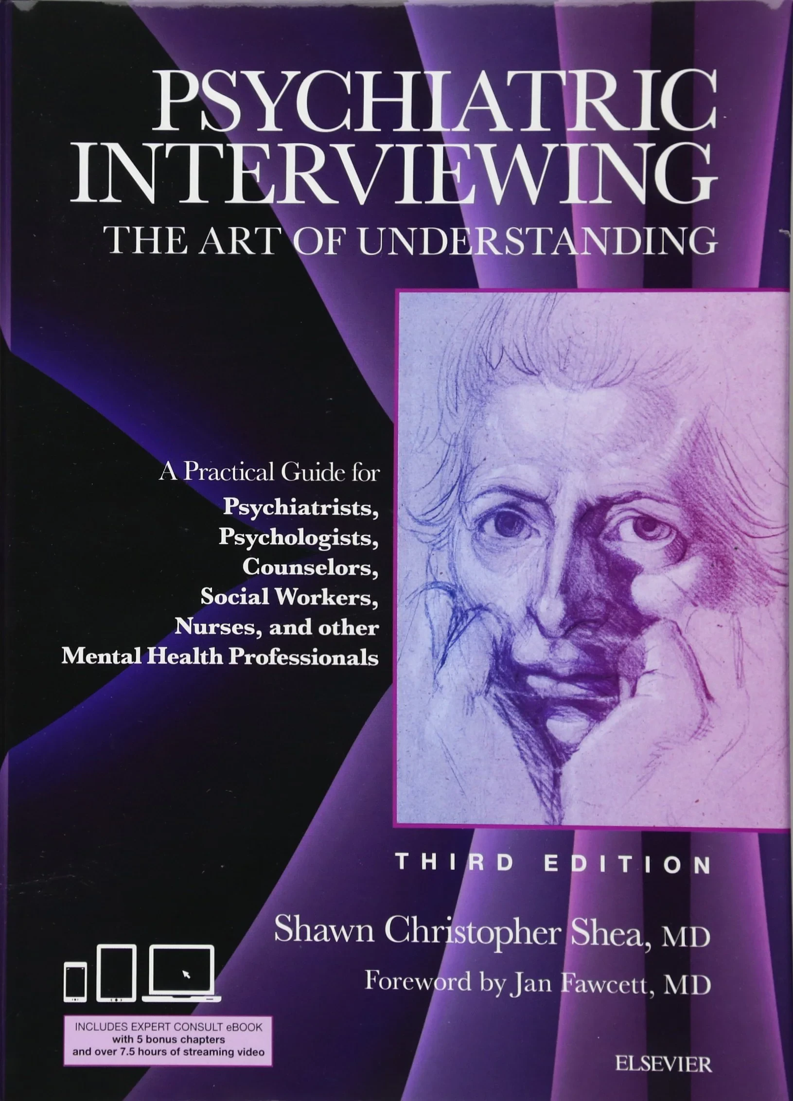 Coperta cărții "Psychiatric Interviewing" de Shawn Christopher Shea