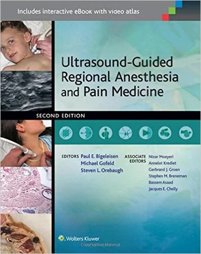 Coperta cărții "Ultrasound-Guided Regional Anesthesia and Pain Medicine" de Paul E. Bigeleisen