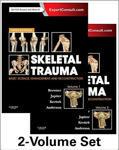 Coperta cărții "Skeletal Trauma: Basic Science, Management, and Reconstruction, 2-Volume Set, 5e " de Bruce D. Browner MD MHCM FACS (Author), Jesse B. Jupiter MD (Author), Christian Krettek MD FRACS FRCSEd (Author), Paul A Anderson MD (Author)