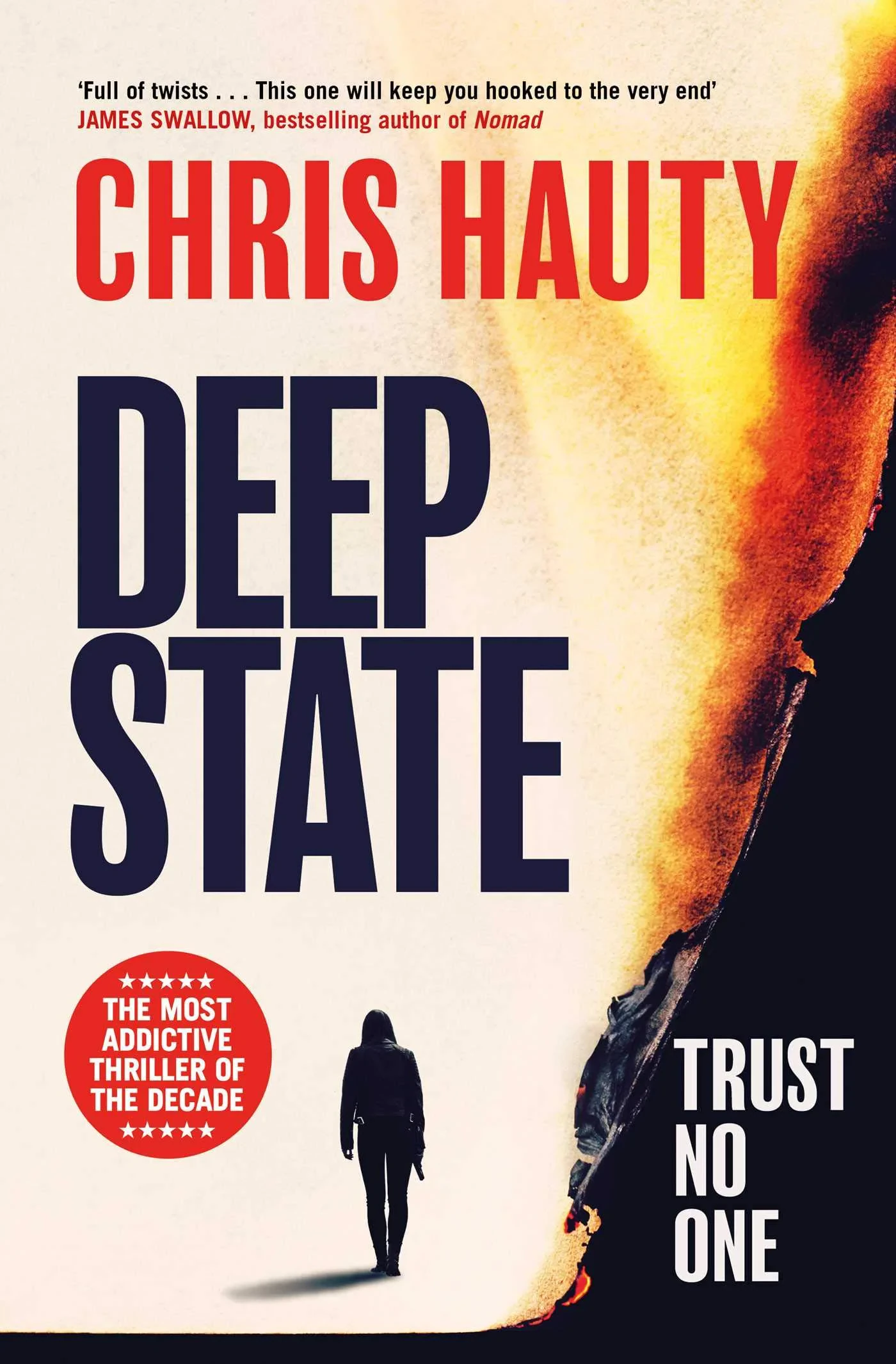 Coperta cărții "Deep State: The most addictive thriller of the decade" de Chris Hauty