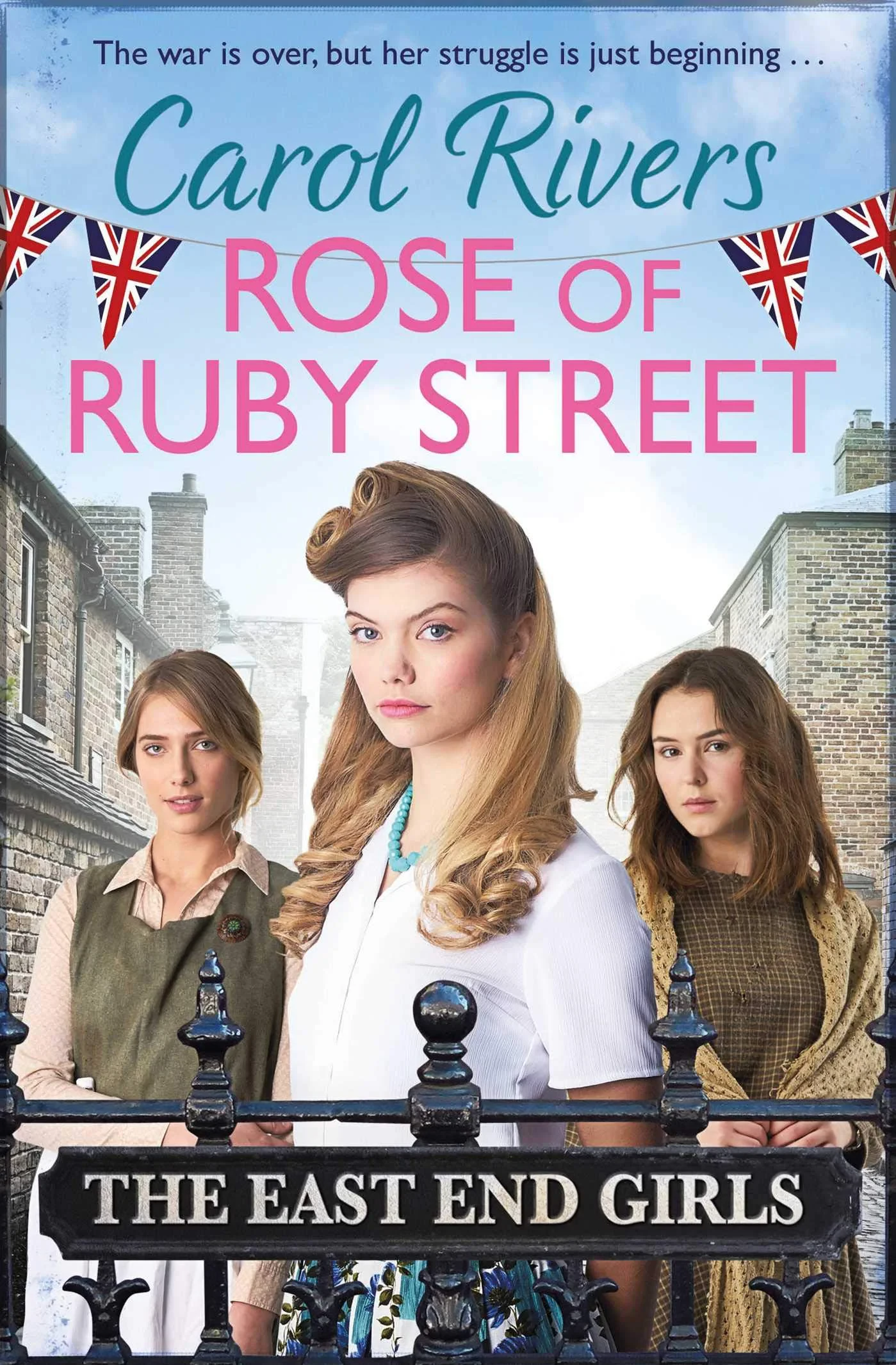 Coperta cărții "Rose of Ruby Street" de Carol Rivers