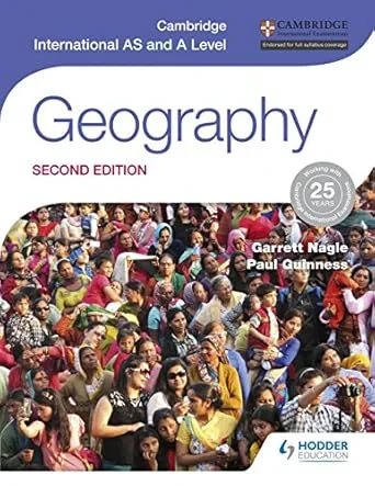 Coperta cărții "Cambridge International AS and A Level Geography second edition" de Garrett Nagle