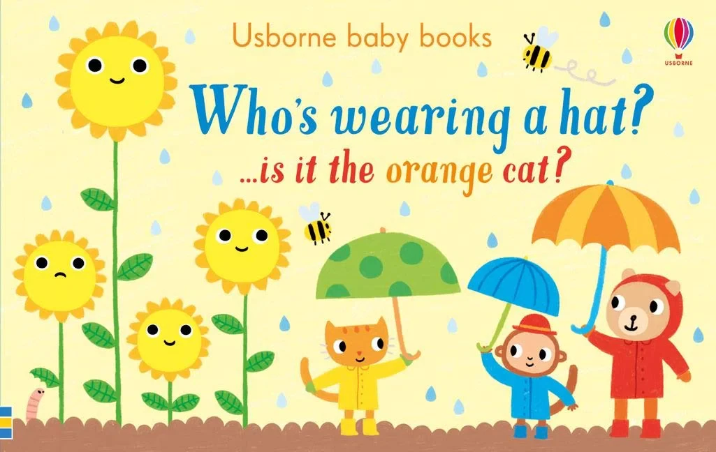 Coperta cărții "Who's Wearing a Hat? (Usborne Baby Books): 1" de Sam Taplin