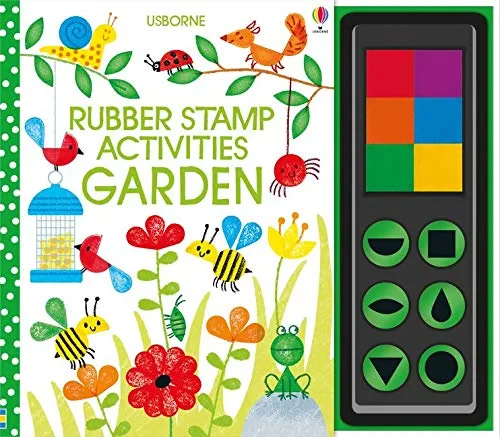 Coperta cărții "Rubber Stamp Activities Garden: 1" de Fiona Watt