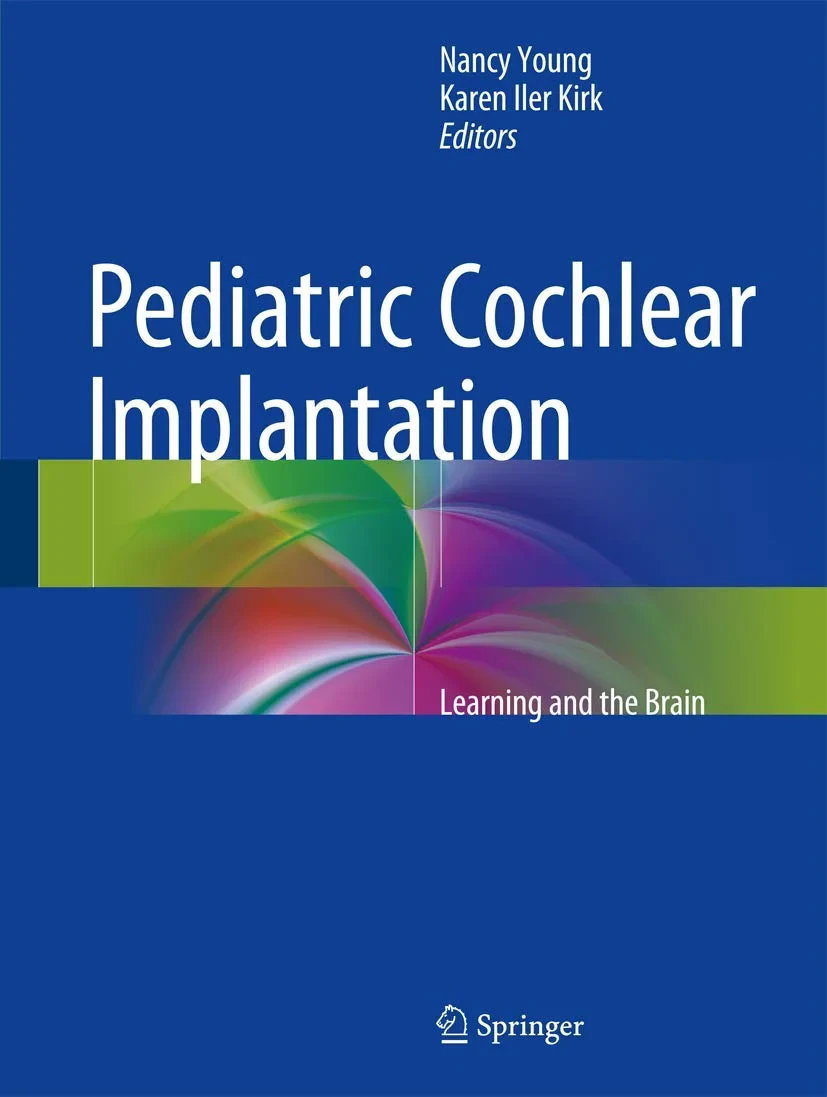 Coperta cărții "Pediatric Cochlear Implantation: Learning and the Brain" de Nancy M Young, Karen Iler Kirk
