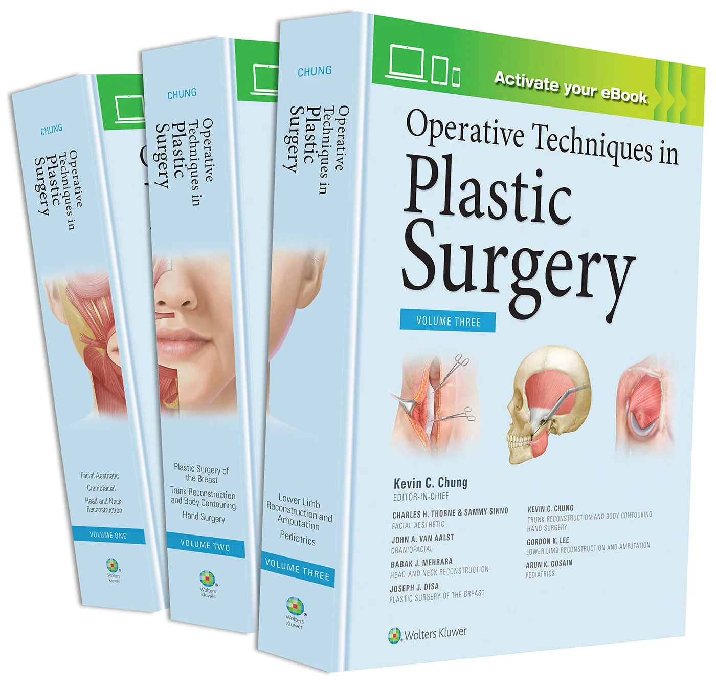 Operative Techniques in Plastic Surgery, 1e, 3 vol...