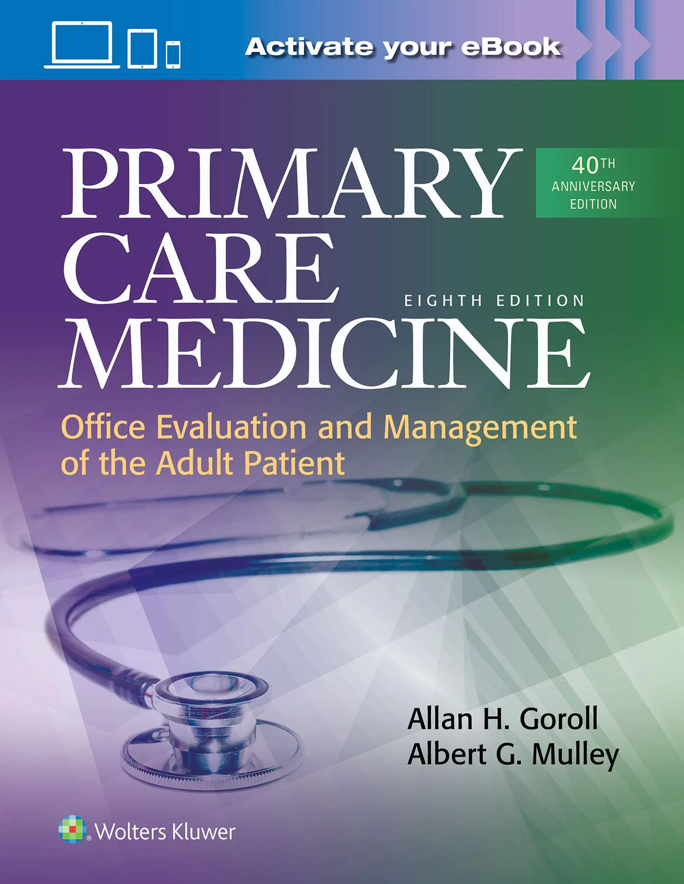 Coperta cărții "Primary Care Medicine " de Dr. Allan Goroll