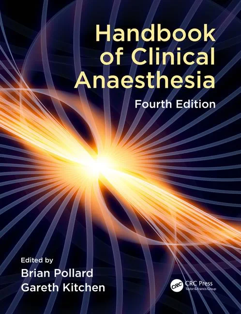 Coperta cărții "Handbook of Clinical Anaesthesia, Fourth edition" de Brian Pollard, Gareth Kitchen