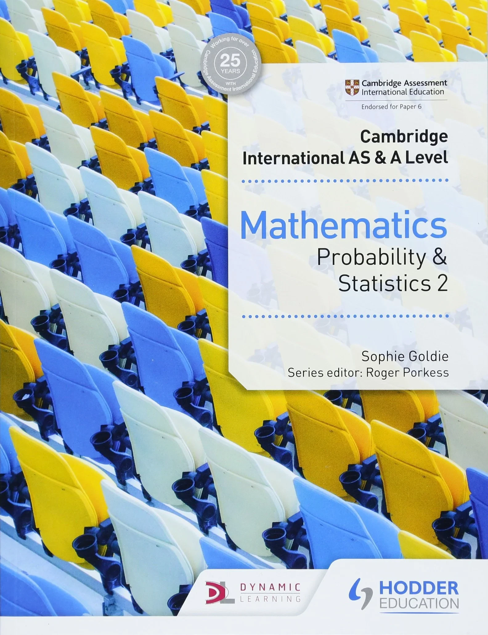 Coperta cărții "Cambridge International AS &amp; A Level Mathematics Probability &amp; Statistics 2 " de autor necunoscut
