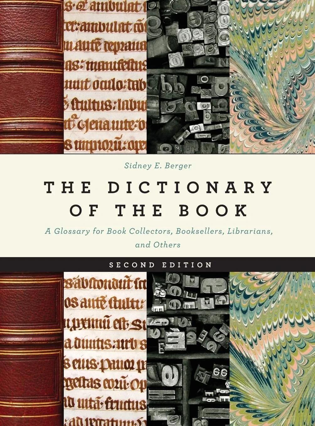 Coperta cărții "The Dictionary of the Book" de Berger, Sidney E.