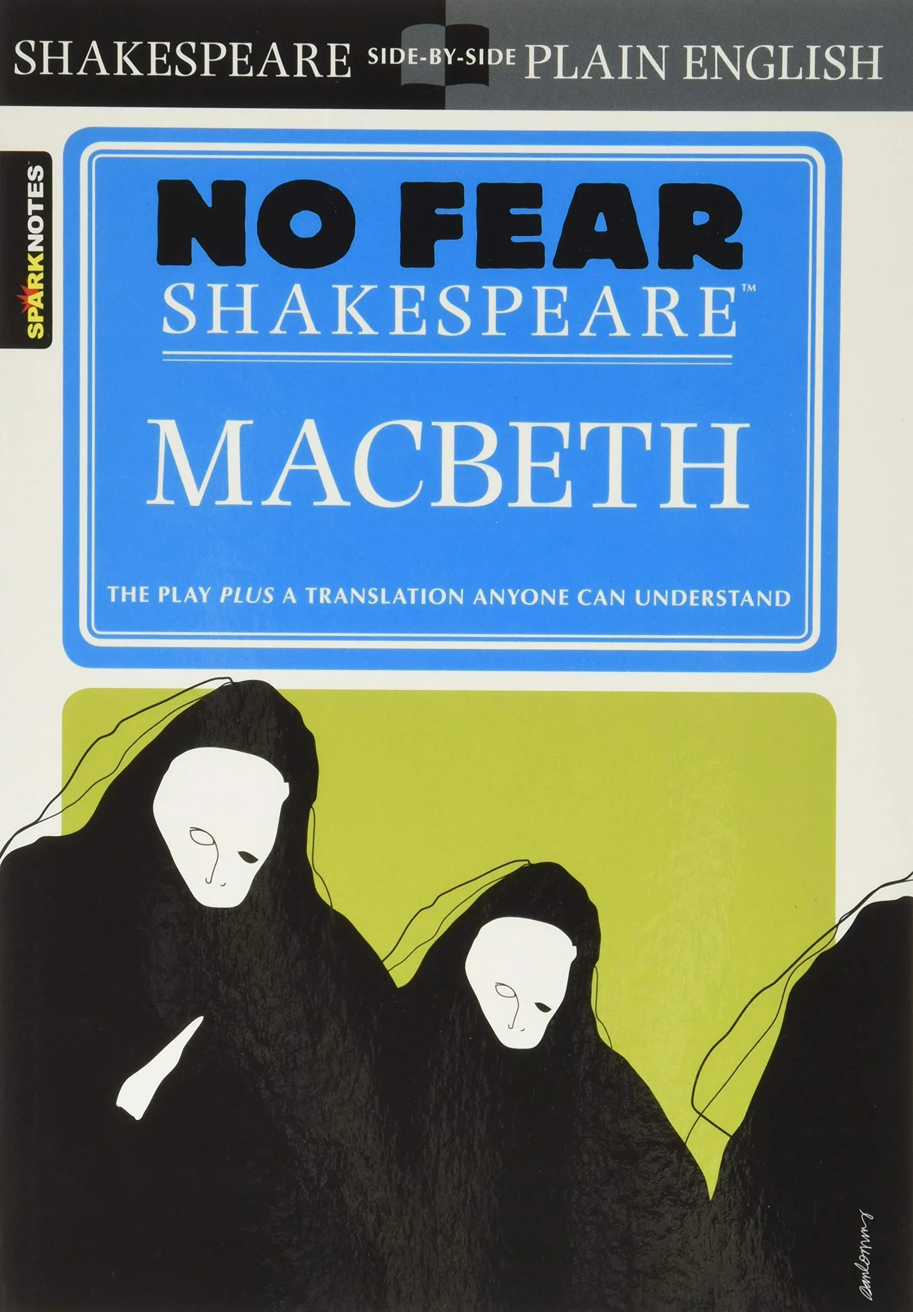 Coperta cărții "Macbeth: No Fear Shakespeare (Spark Notes): 1" de William Shakespeare