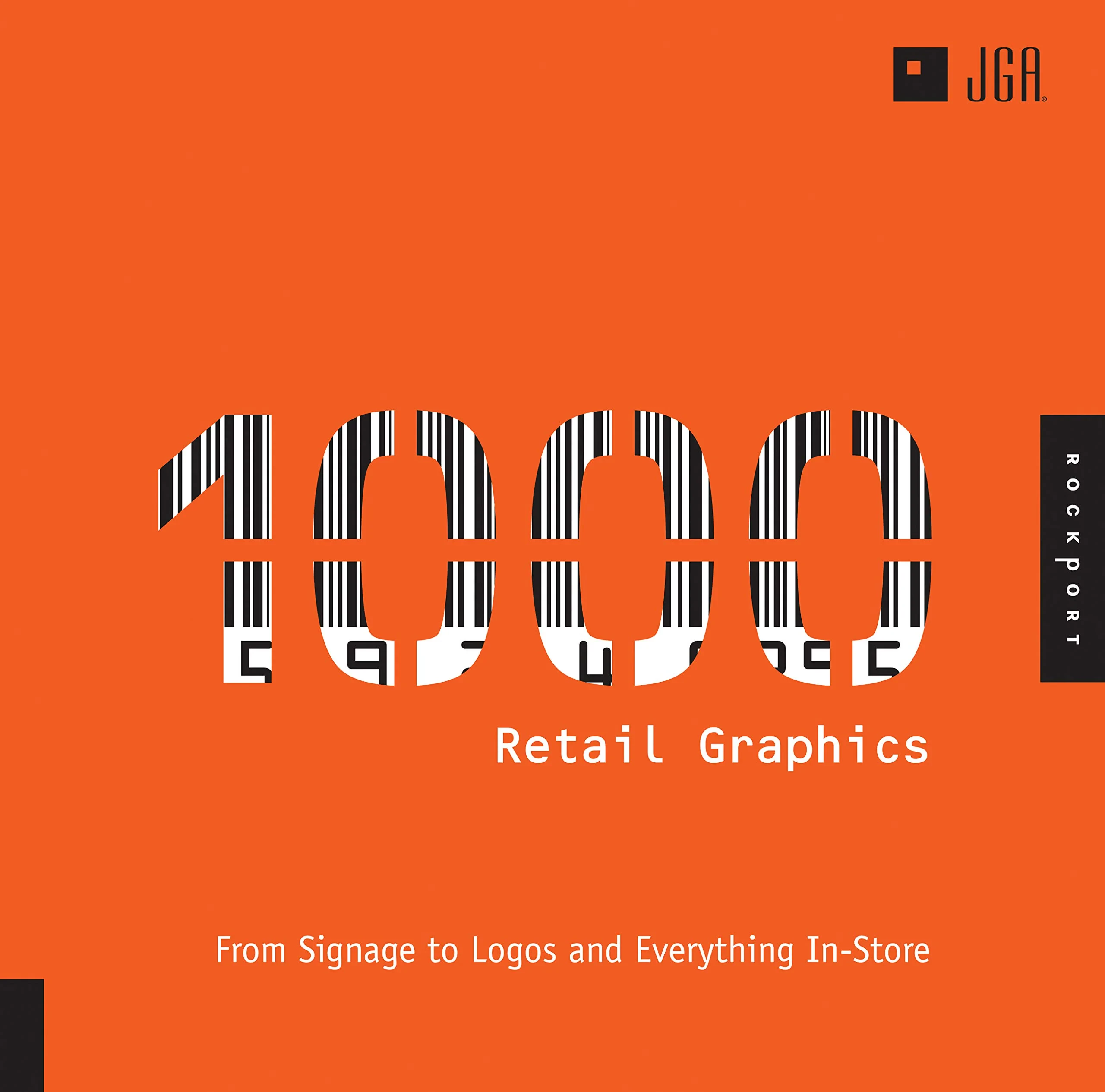 Coperta cărții "1000 Retail Graphics" de JGA