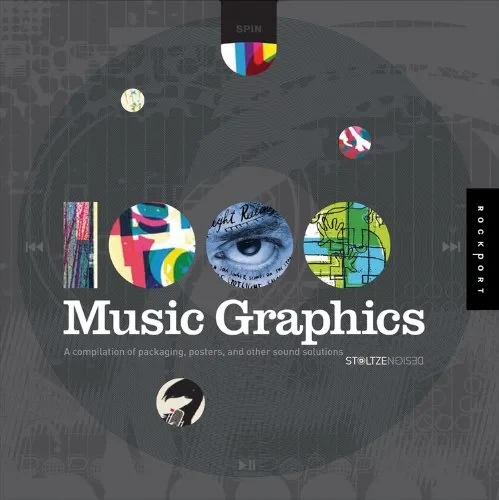 Coperta cărții "1000 Music Graphics" de Clifford Stoltze