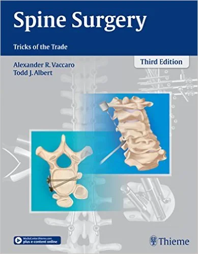 Coperta cărții "Spine Surgery. Tricks of the Trade " de Alexander R. Vaccaro