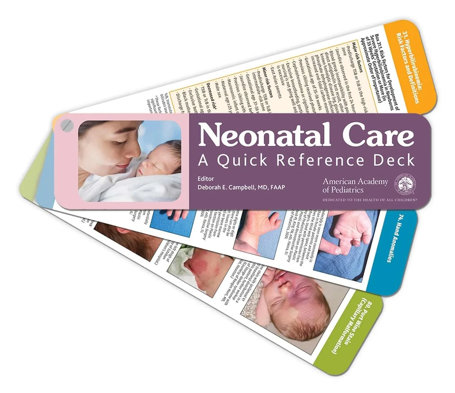 Coperta cărții "Neonatal Care: A Quick Reference Deck" de MD, FAAP, Deborah E. Campbell