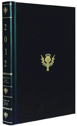 Coperta cărții "Britannica Book of the Year 2012" de Encyclopaedia Britannica