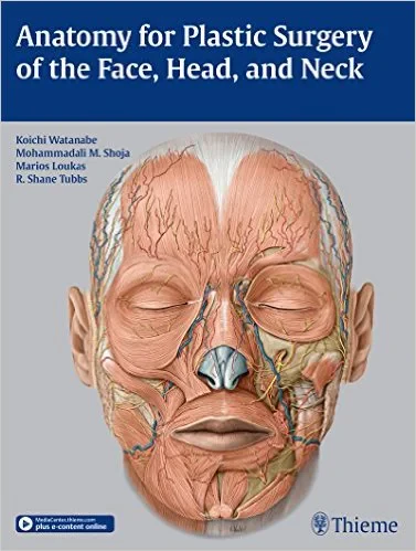 Coperta cărții "Anatomy for Plastic Surgery of the Face, Head and Neck" de Koichi Watanabe, Mohammadali M. Shoja