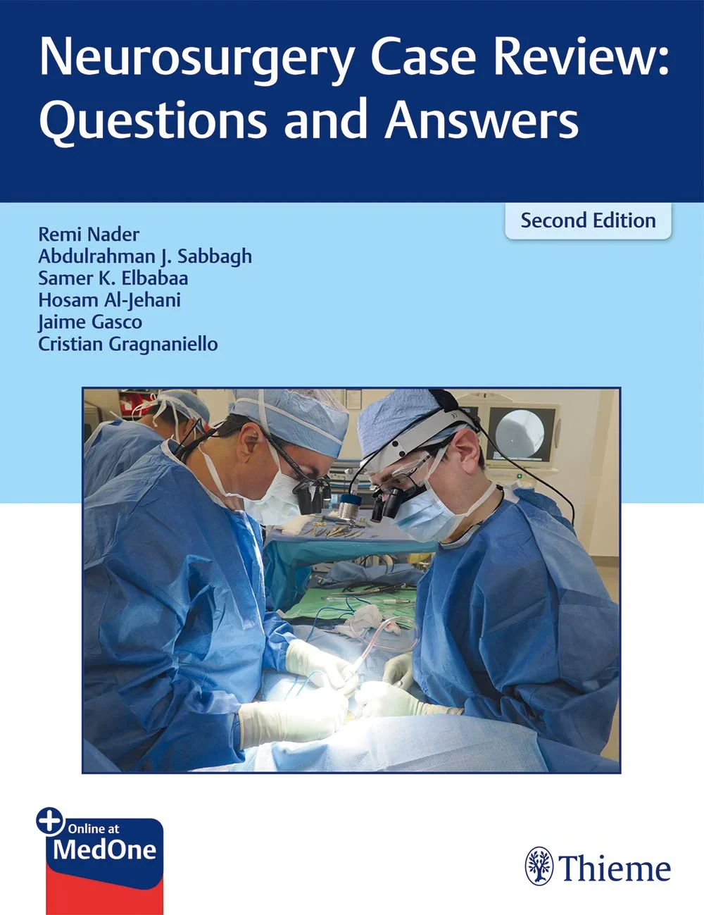 Coperta cărții "Neurosurgery Case Review: Questions and Answers " de Remi Nader, Abdulrahman Sabbagh