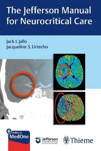 Coperta cărții "The Jefferson Manual for Neurocritical Care" de Jack I. Jallo, Jacqueline Urtecho