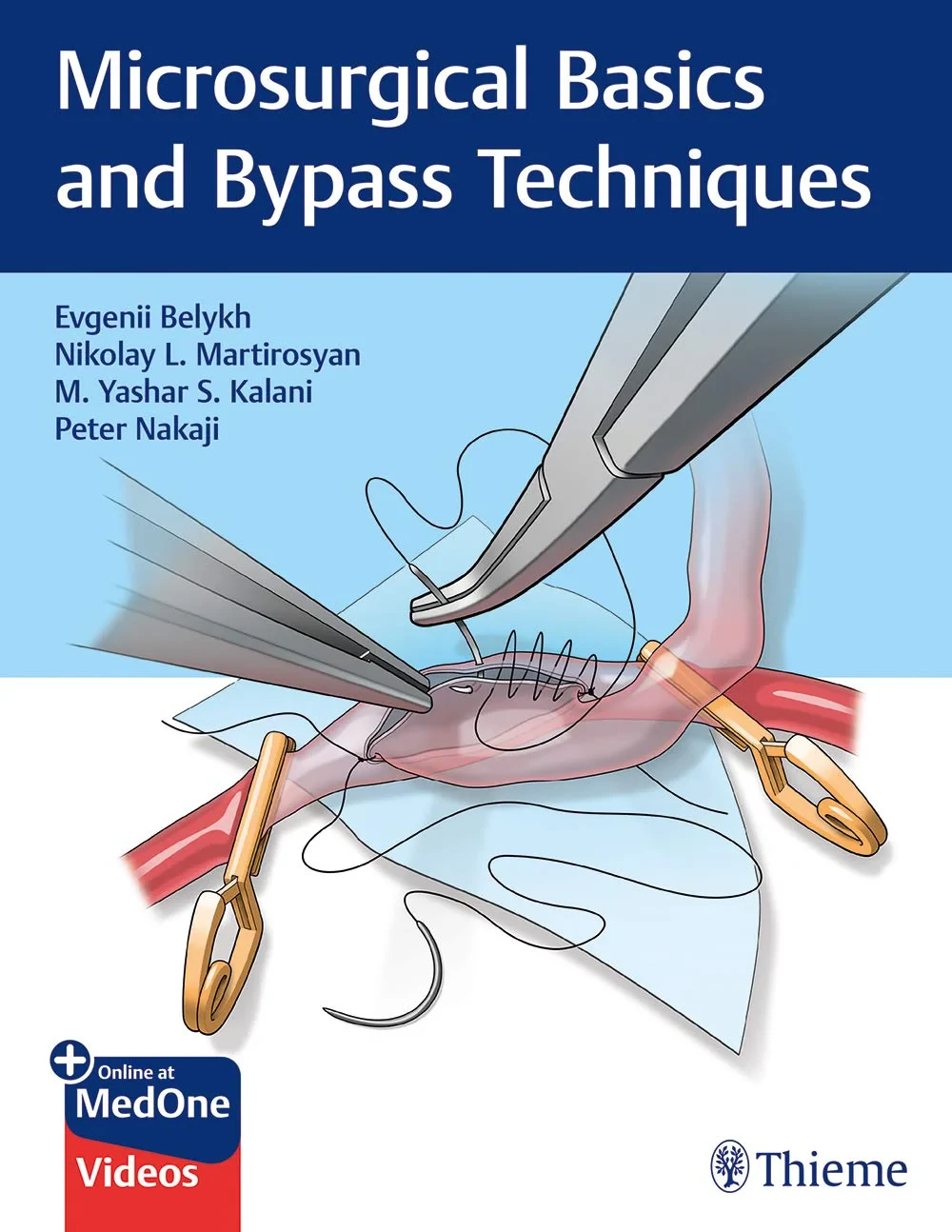 Coperta cărții "Microsurgical Basics and Bypass Techniques" de Peter Nakaji, Evgenii Belykh, Nikolay L. Martirosyan, M. Yashar Kalani