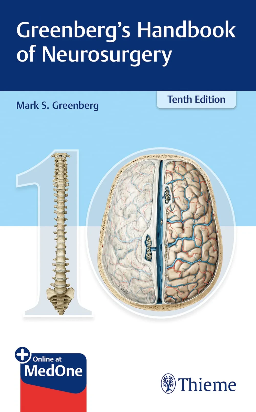 Coperta cărții "Greenberg’s Handbook of Neurosurgery" de Mark S. Greenberg
