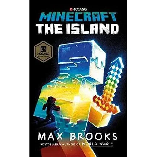 Coperta cărții "Minecraft: The Island: (The First Official Minecraft Novel)" de Max Brooks