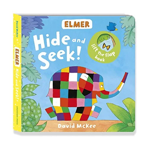 Coperta cărții "Elmer: Hide and Seek!" de David McKee