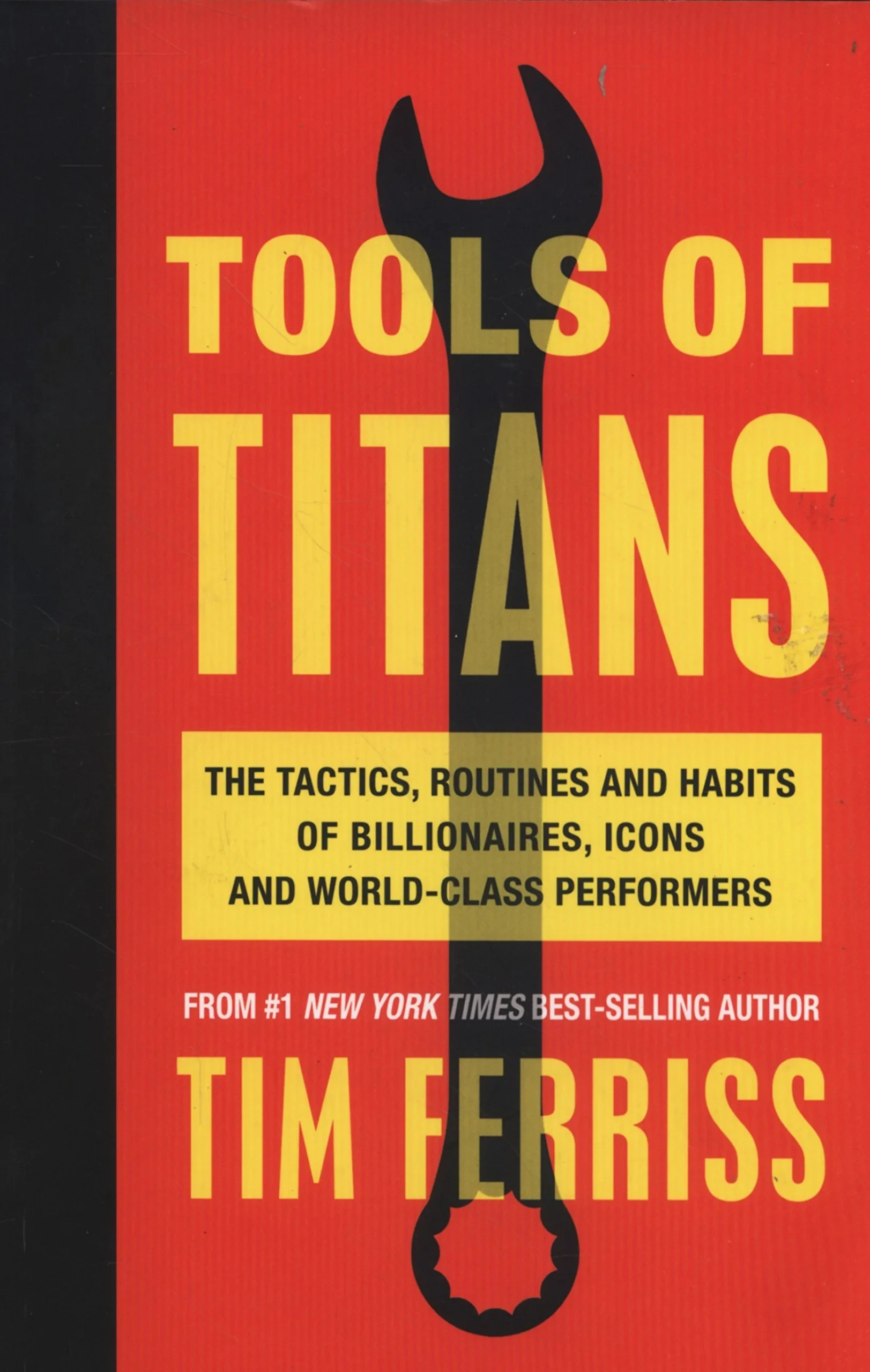 Coperta cărții "Tools of Titans" de Timothy Ferriss