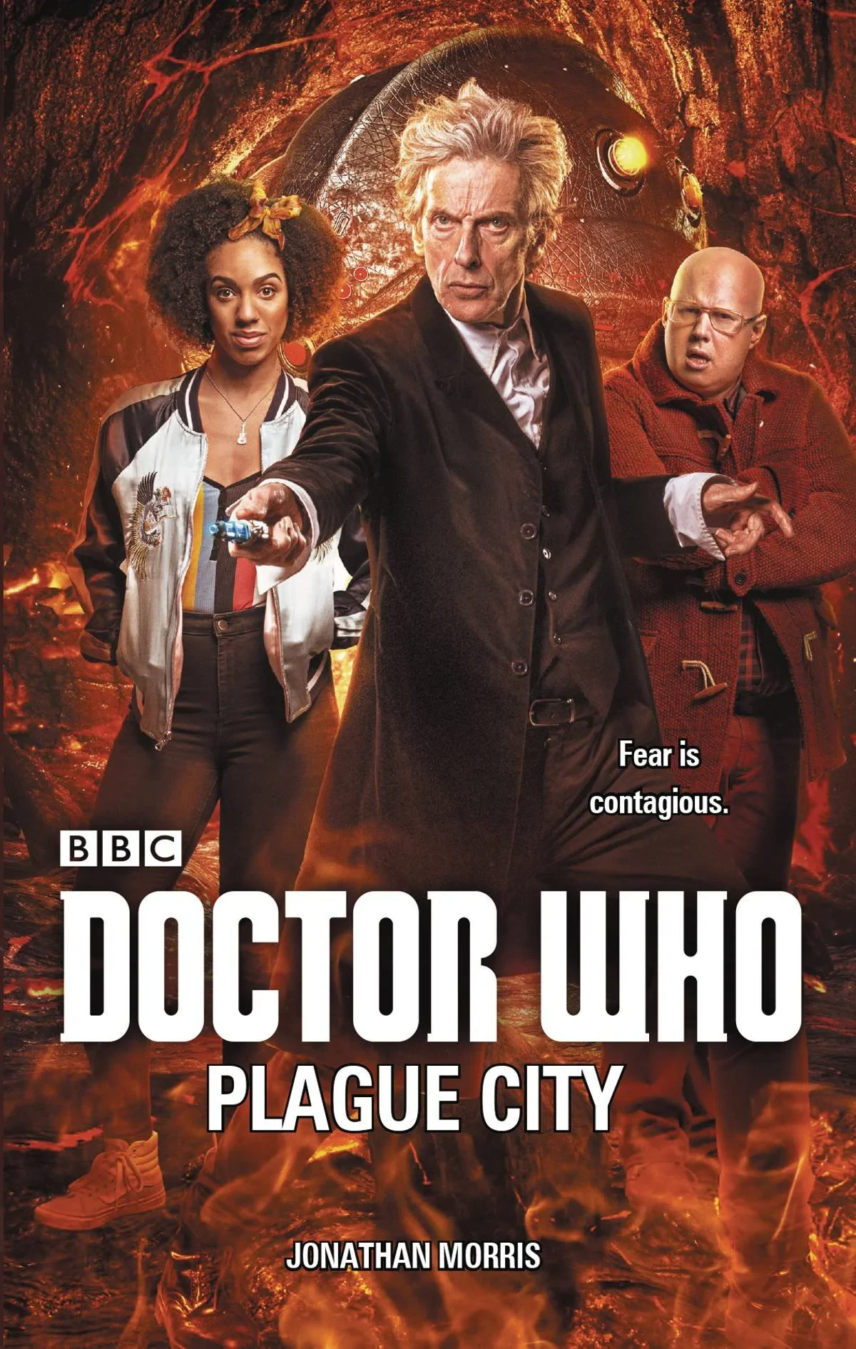 Coperta cărții "Doctor Who: Plague City " de Jonathan Morris