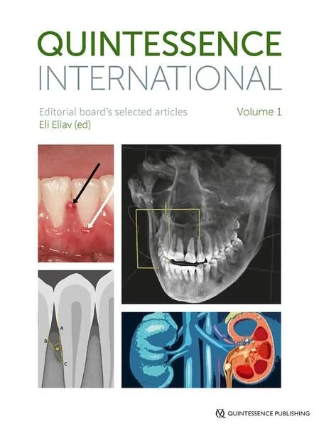 Coperta cărții "Quintessence International: Editorial Board’s Articles’ Selection (1) " de Eli Eliav