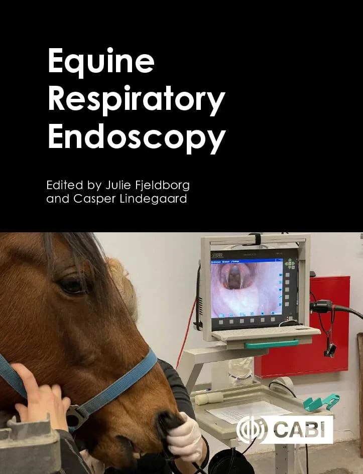 Coperta cărții "Equine Respiratory Endoscopy" de Casper Lindegaard, Julie Fjeldborg