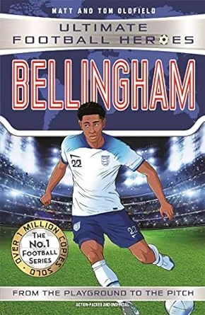 Coperta cărții "Bellingham (Ultimate Football Heroes - The No.1 football series)" de Matt &amp; Tom Oldfield, Ultimate Football Heroes