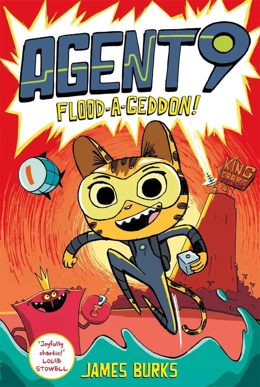 Coperta cărții "Agent 9: Flood-a-geddon!" de James Burks