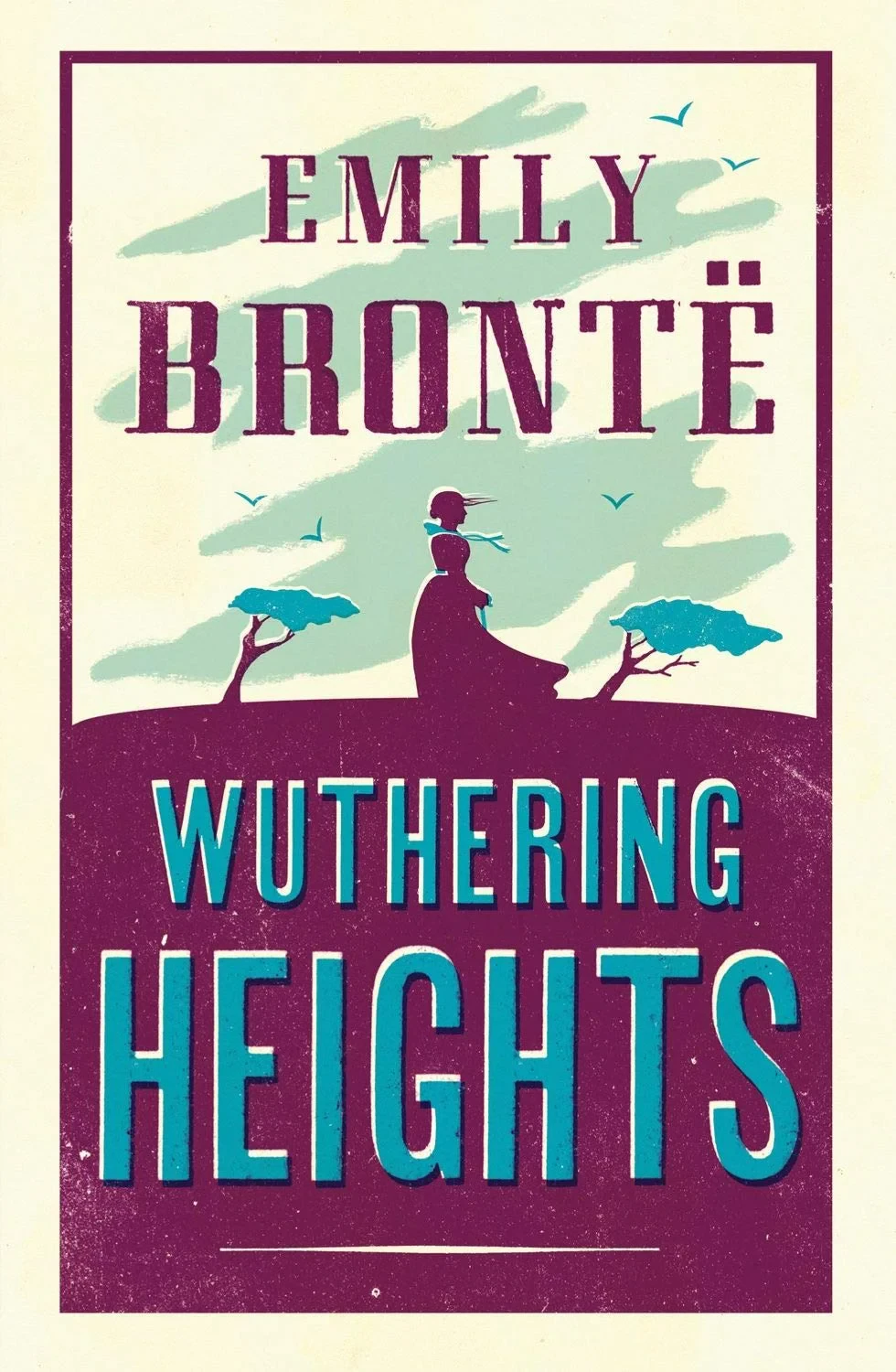 Coperta cărții "Wuthering Heights (Alma Classics Evergreens)" de Emily Brontë