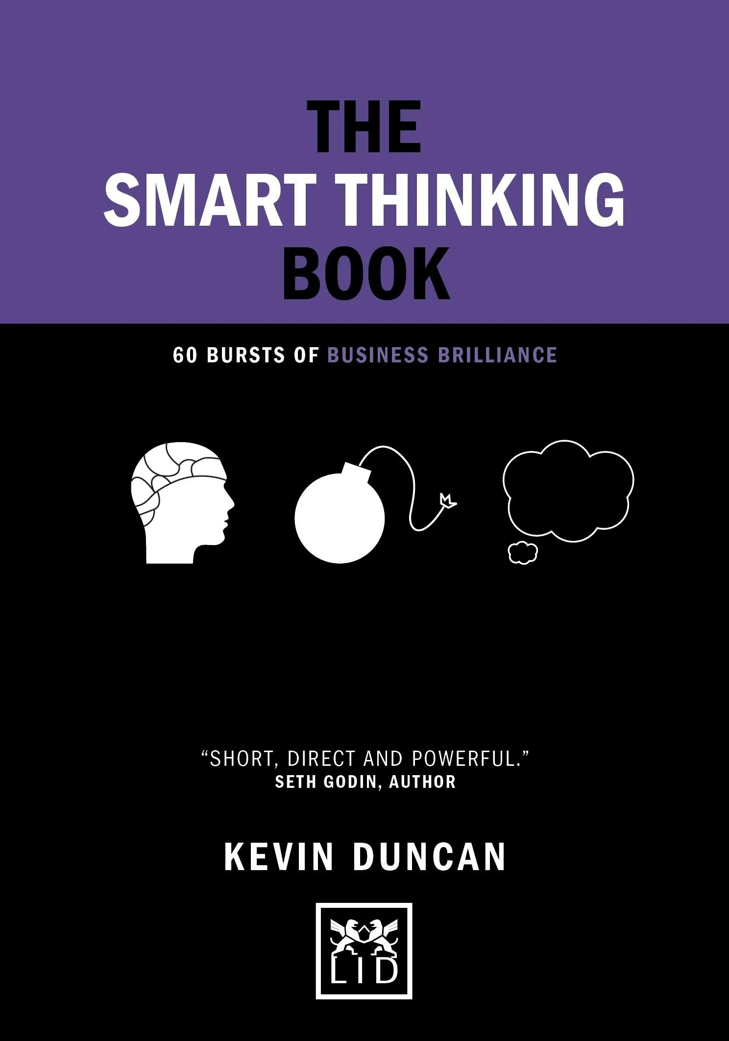 Coperta cărții "The Smart Thinking Book: 60 Bursts of Business Brilliance" de Kevin Duncan